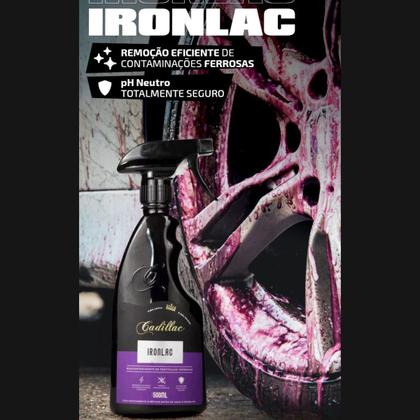 Imagem de Kit Ironlac Cadillac 500ml + Multicar 1l + Escova Pneu + Escova Furo de Rodas