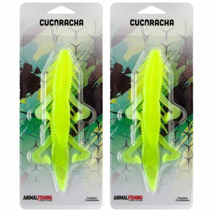 Imagem de KIT ISCA SOFT CUCARACHA ANIMAL FISHING BY JOHNNY HOFFMANN Cor:Melow