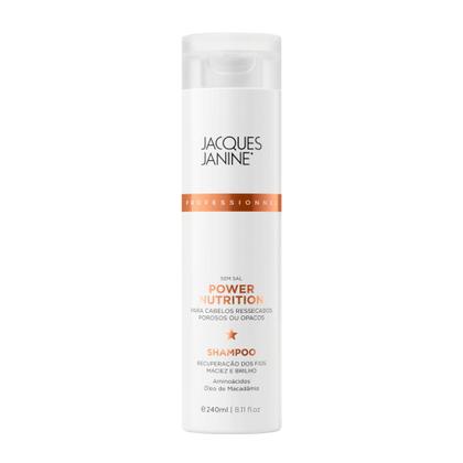 Imagem de Kit Jacques Janine Power Nutrition Shampoo Sem Sal Condicionador Leave-In Nutrição 240ml