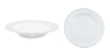 Imagem de Kit Jantar Completo Prato Raso e Fundo Melamina 18 pçs