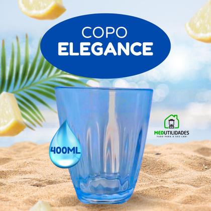 Imagem de Kit Jarra Elegance 2L E 4 Cops 400ml Jogo De Refresco Servir Água Suco
