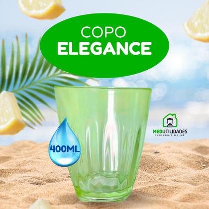 Imagem de Kit Jarra Elegance 2L E 4 Cops 400ml Jogo De Refresco Servir Água Suco