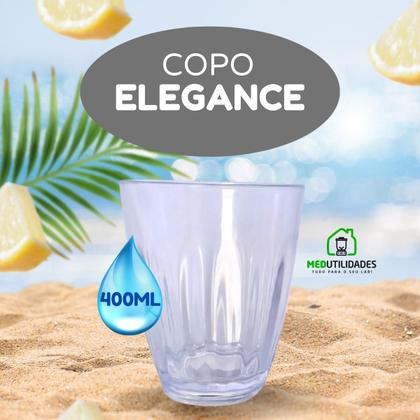 Imagem de Kit Jarra Elegance 2L E 4 Cops 400ml Jogo De Refresco Servir Água Suco