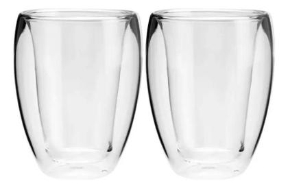 Imagem de Kit Jarra Suco Tampa Bambu Vidro 1,5 L 04 Copos Parede Duplo