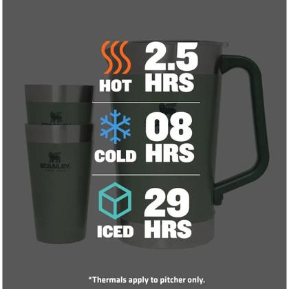 Imagem de Kit Jarra Termica Pitcher Com 2 Copos S643 1,9l