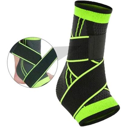 Imagem de Kit Joelheira E Tornozeleira De Compressão Tensor Ajustável