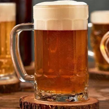 Imagem de Kit Jogo 10 Canecas Chopp Vidro Cerveja Festa 435ml Gelada