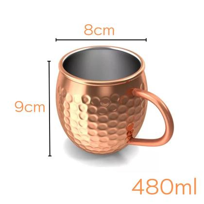 Kit Jogo 10 Canecas Moscow Mule 480ml Drink Inox Resistente - Casa Magni Imagem de Kit Jogo 10 Canecas Moscow Mule 480ml Drink Inox Resistente