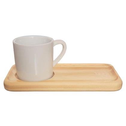 Imagem de Kit Jogo 2 xícaras/canecas 100ml c/ pires Ret. Pinus