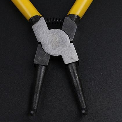 Imagem de Kit Jogo 4 Alicate Para Anel Extrator De Anel Interno e Externo Bico Curvo e Reto Profissional