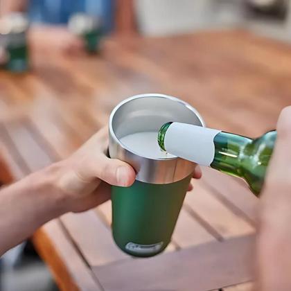 Imagem de Kit Jogo 6 Copos Témicos Com Tampa E Abridor Verde Oliva 600ml - Coleman