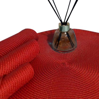 Imagem de Kit Jogo Americano Com 4 Unidades Redondo Para Mesa De Jantar Descanso De Prato Suplast Souplast