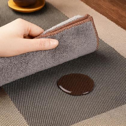 Imagem de Kit Jogo Americano Retangular com 6 Peças 45cm Luxo Mesa Posta de Jantar