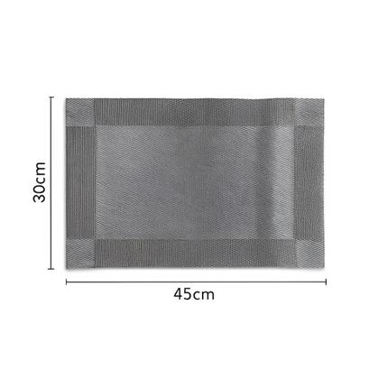 Imagem de Kit Jogo Americano Retangular com 6 Peças 45cm Luxo Mesa Posta de Jantar