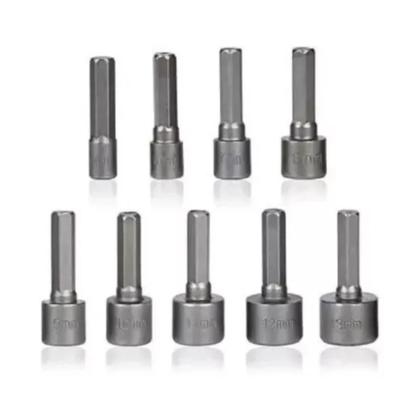 Imagem de Kit Jogo Bits Soquete Canhão Parafusadeira 9 Peças Id-4568h