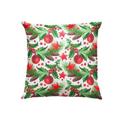 Imagem de Kit Jogo Capas de Almofadas 45 x45 Decorativas Estampa Digital de Natal Natalina 4 Peças