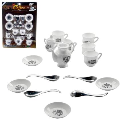 Imagem de Kit Jogo Chá Chazinho Cozinha Infantil 15 Pçs Plástico.
