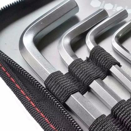 Imagem de Kit Jogo Chave Allen 1,5 a 10 mm e Torx T10 a T50 18 Peças 2 Jogos - 123159 - MTX