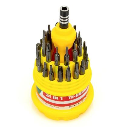 Imagem de Kit Jogo Chave De Precisão 31 em 1 P/ Manutenção E Pequenos Reparos - Universal nt