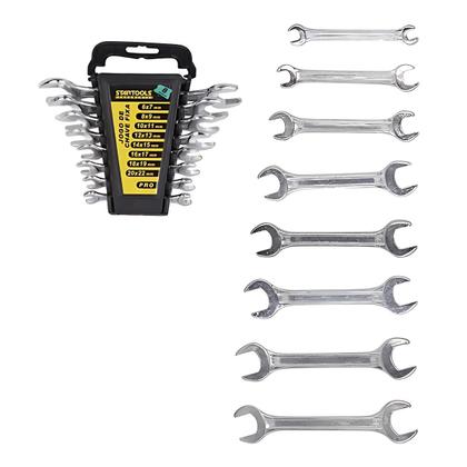 Imagem de Kit Jogo Chave Fixa Em Aço Carbono 6-22mm Profissional 8 Peças