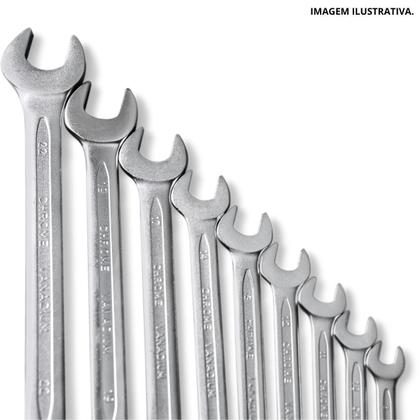 Imagem de Kit Jogo Chave Fixa Em Aço Carbono 6-22mm Profissional 8 Peças