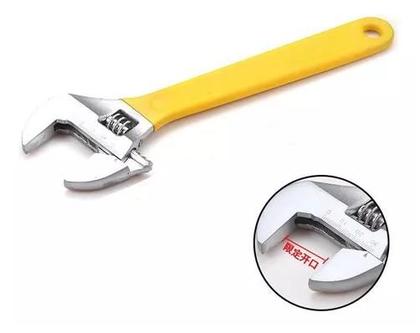 Imagem de Kit Jogo Chave Inglesa Ajustável Tubos Reforçada Regulagem