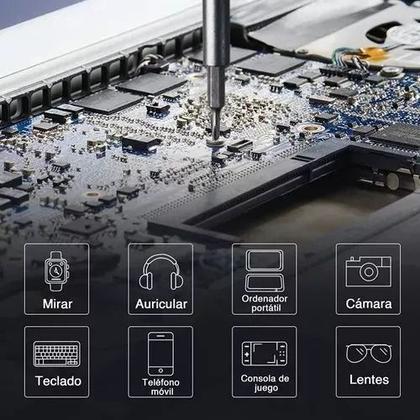 Imagem de kit Jogo chaves de fenda Conjunto de 24 Em 1 Magnética Portátil Manutenção Celular  Notebook consoles e pc