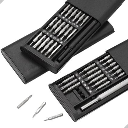 Imagem de kit Jogo chaves de fenda Conjunto de 24 Em 1 Magnética Portátil Manutenção Celular  Notebook consoles e pc