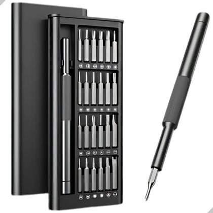 Imagem de kit Jogo chaves de fenda Conjunto de 24 Em 1 Magnética Portátil Manutenção Celular  Notebook consoles e pc