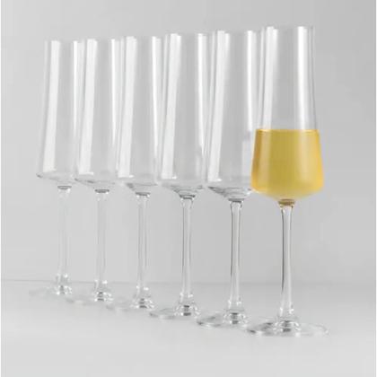 Imagem de Kit Jogo Conjunto 2 Taças de Cristal para Vinho Drink Bohemia 560ml XTRA NDI Alta Elegante Resistente Moderna