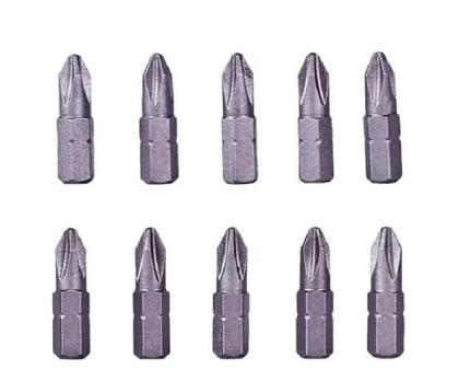 Imagem de Kit Jogo De Bits Phillips Para Parafusadeira Fertak 10 Peças