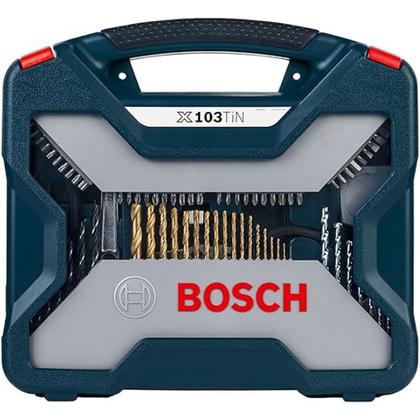 Imagem de Kit Jogo de Brocas Mala X-Line com 103 Peças - 2607017395 - BOSCH