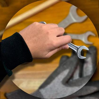 Imagem de Kit Jogo De Chave De Boca Com 6 Peças 617mm Resistente Aço Universal Soquete Fixa Mecânica Manual Combinada Catraca