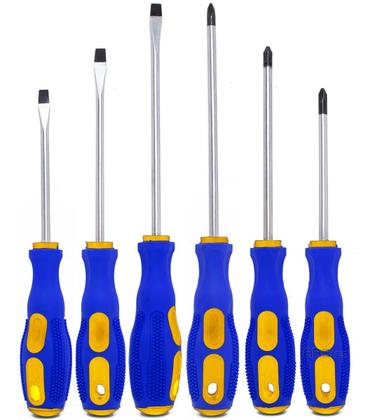 Imagem de Kit Jogo de Chave Fenda Philips Imantada Martelo Fibra Unha Aço Ferramentas