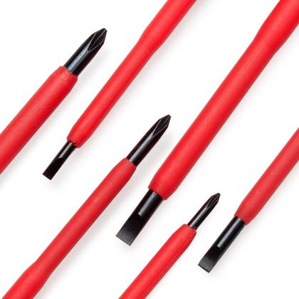 Imagem de Kit Jogo De Chaves Fenda E Philips Isolada Imantada 13 Peças