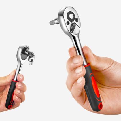 Imagem de Kit Jogo de Chaves Maleta de Ferramentas 46 peças Catraca Reversível