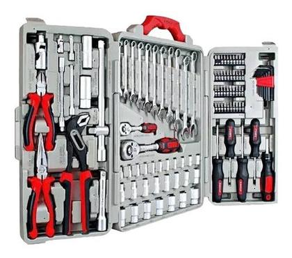 Imagem de Kit Jogo De Ferramentas Manuais Completo 110 Peças Worker 402583
