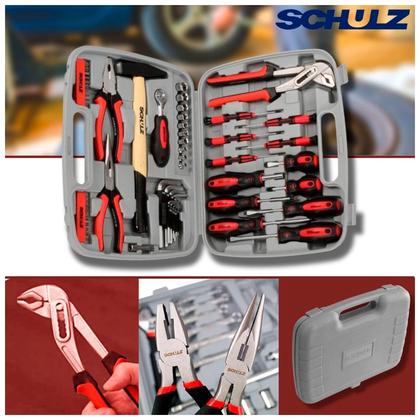 S07セット Kit Jogo de Ferramentas Multifuncionais 57 Peças Maleta Schulz
