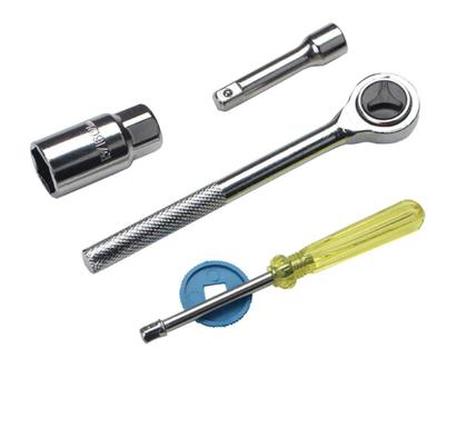 Imagem de Kit Jogo De Ferramentas Profissional  c/ Soquetes E Chave Combinada Catraca Phillips e Fenda