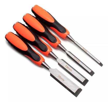 Imagem de Kit Jogo De Formão Para Entalhar Esculpir E Plaina Para Madeira 6 Peças