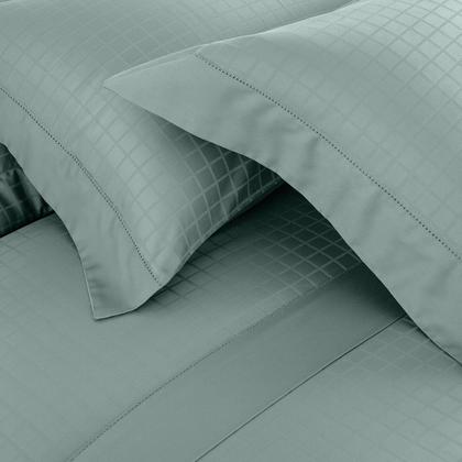Imagem de Kit Jogo de Lençol Buddemeyer 4 Peças Cama S.King 300 Fios Cetim Damask Square