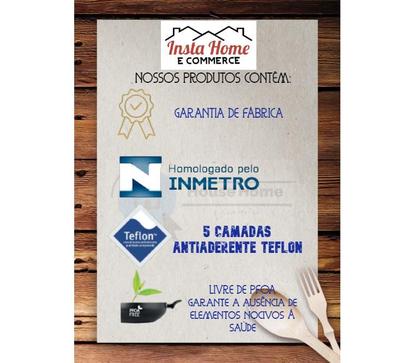 Imagem de Kit Jogo de Panelas 13 Peças Completo Antiaderente Teflon Com Panela de Pressão 4,5L