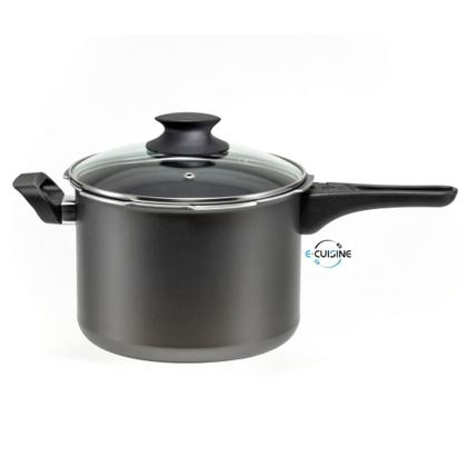 Imagem de Kit Jogo de Panelas de Pressão 3L e 4,5L com fechamento externo e tampa de vidro temperado p/ servir