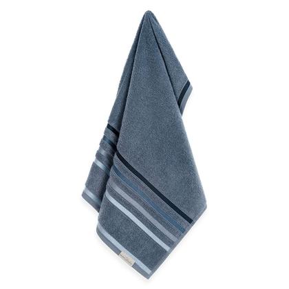 Imagem de Kit Jogo De Toalhas Karsten 2 Peças Rosto Lumina Fio Penteado Cor:Azul Sereno