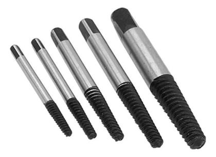 Imagem de Kit Jogo Extrator Saca Parafusos Quebrados Danificados