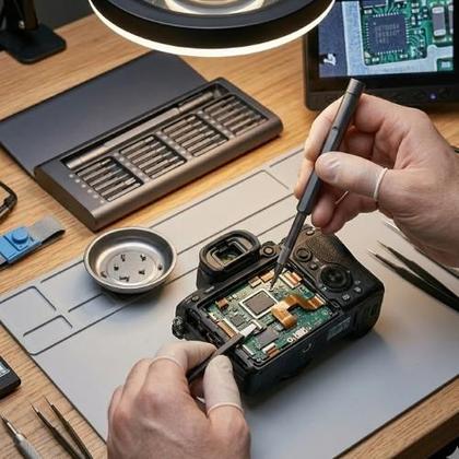 Imagem de Kit Jogo Ferramenta Chave Magnética Precisão 24 Peças Pequenos Reparos Compatível - Celular Notebook