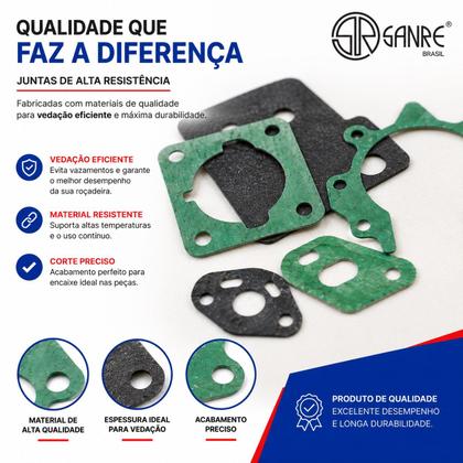 Imagem de Kit Jogo Juntas Roçadeira Importada 33cc - Sanre Brasil