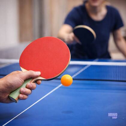 Imagem de Kit Jogo Ping Pong Tênis de Mesa Com 2 Raquetes E 3 Bolinhas Esporte Treino Iniciante Recreativo Oficial 40mm