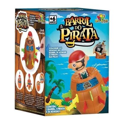 Imagem de Kit Jogo Pula Pirata Barril + Jogo Pinguim Quebra Gelo