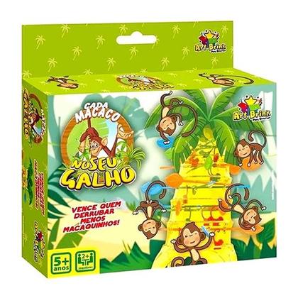 Imagem de Kit Jogo Pula Pirata Barril + Jogo Pula Macaco no Seu Galho